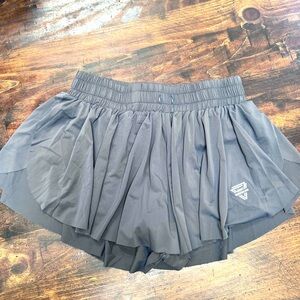 Women's Athletic Shorts in Charcoal Gray 
Brand - I Want Transcend Now